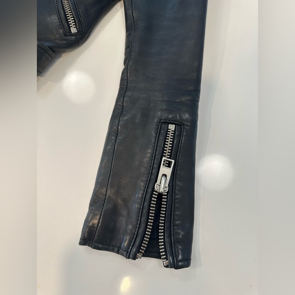 Allsaints Balfern Leather Jacket - Picture 12 of 16